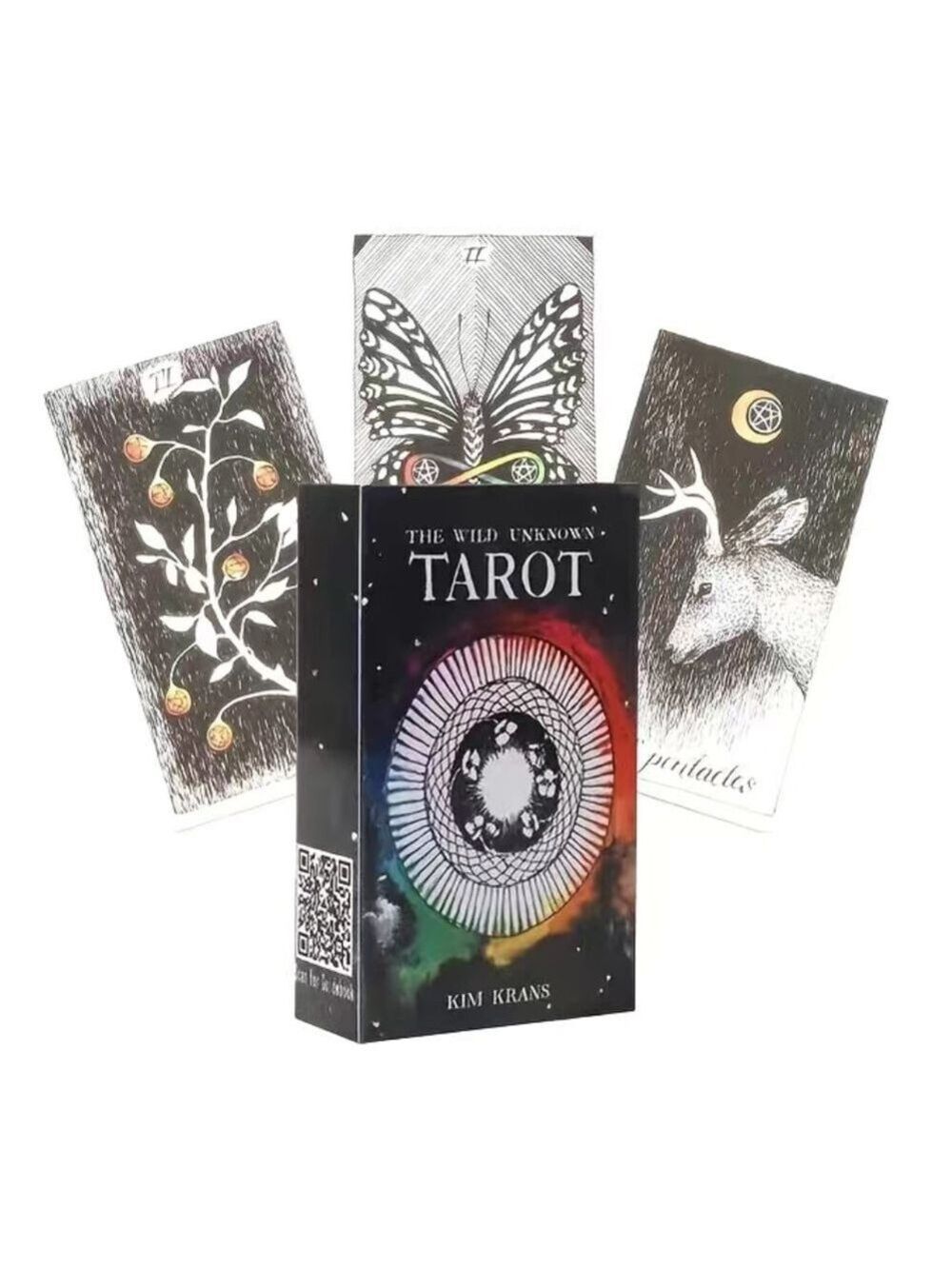 The Wild Unknown Tarot Deck cards + guidebook